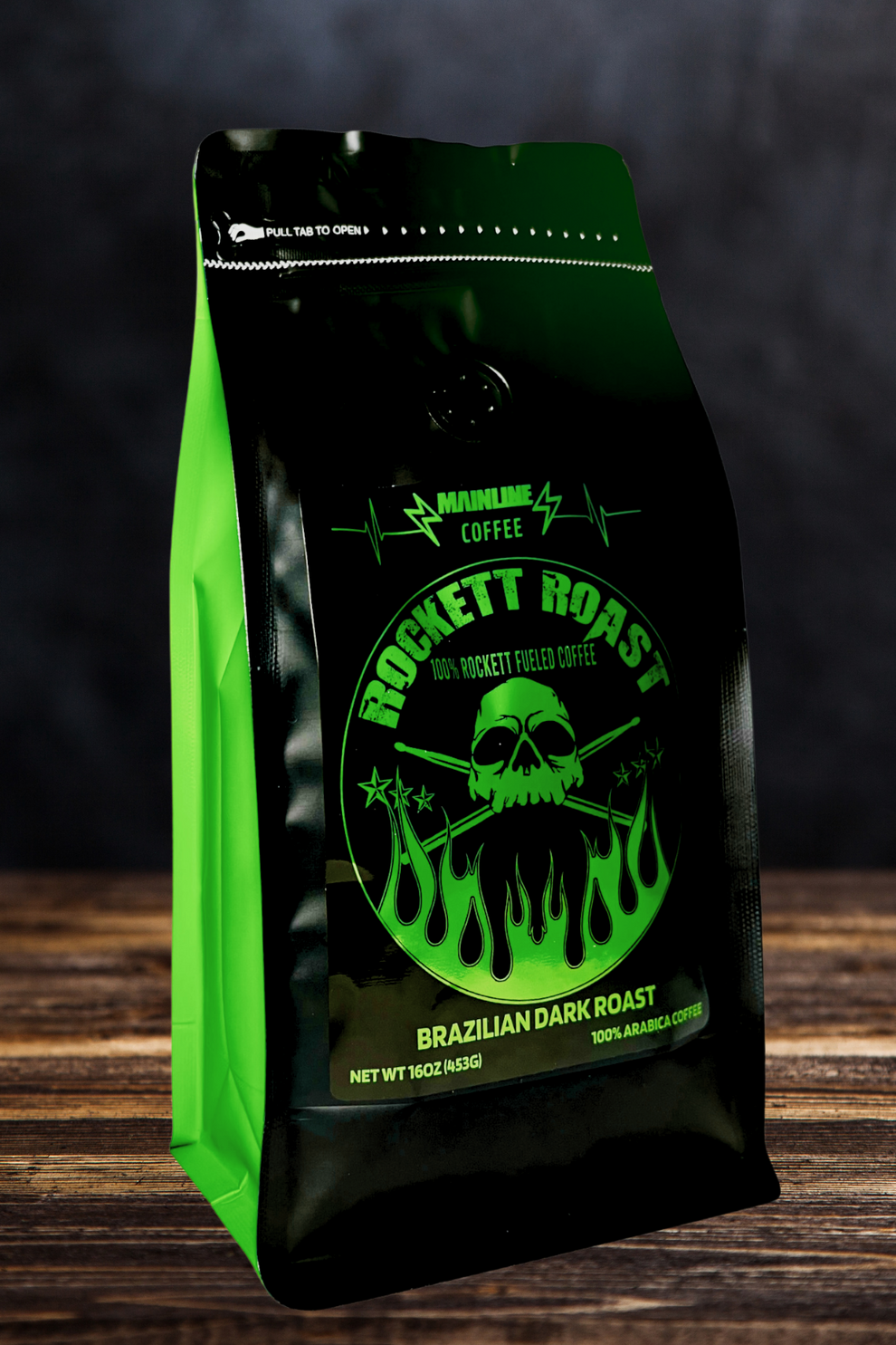 ROCKETT ROAST Brazilian Dark Roast (1 Pound) Mainline Coffee